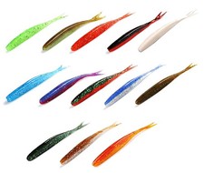 Patientia Rubber Bait 7.5cm Rubber Hads Jerkbait Set All Round Set