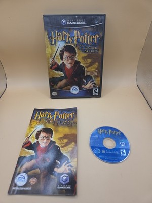 Harry Potter and the Chamber of Secrets (GameCube, 2003)Case & Manual, READ DISC