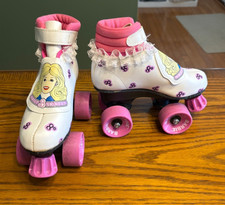 1980  s Barbie Mattel Roller Skates Vintage Skates SZ 12 Juniors girl