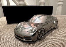Porsche 911 Turbo Typ 991 Briefbeschwerer Chrom Limited Edition 1:43