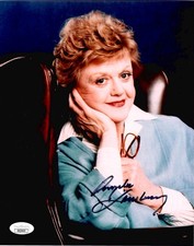 ANGELA LANSBURY HAND SIGNED 8x10 PHOTO    LIGHT DAMAGE   JESSICA FLETCHER    JSA