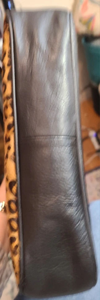 Bolso Bandolera Fossil Memoir Solapa Cuero Estampado Guepardo Pelo de Becerro ZB5428 Foto 3 de 4