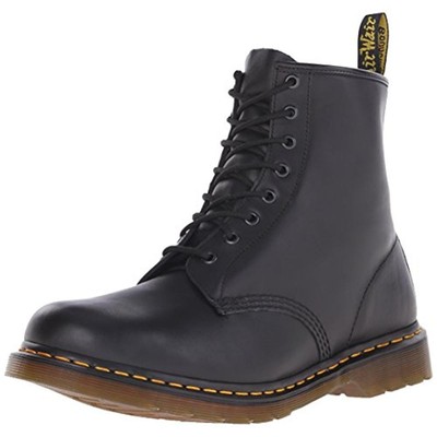 Dr. Martens Mens 1460 Black Leather Ankle Boots Shoes 9 Medium (D) BHFO 6599