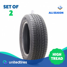 Set Of 2 Used 20560r16 Goodyear Assurance Weatherready 92v - 8.532 Set Of 2 Used 20560r16 Goodyear Assurance Weatherready 92v - 8.532