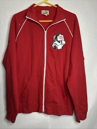 CPG Star Wars Celebration IV 2007 Stormtrooper Full Zip Track Jacket Red L - product listing photo