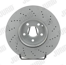 2x JURID Disque de frein Avant convient pour MERCEDES-BENZ CLS Coupé (C218)