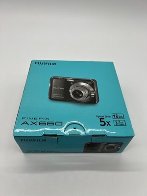 Fujifilm FinePix AX660 Silver Digital Camera 16MP 5x Zoom Boxed