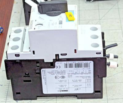 #ad Siemens 3RV1021 1HA10 Manual Motor Starter TESTED WORKING PULL Z3B7 #38 $22.50