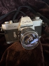 Canon EX Auto 35mm Film Camera w/ Canon 50mm f1.8 Lens Vintage Untested
