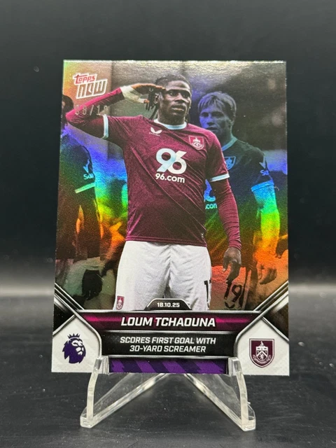 Loum Tchaouna - 2025-26 Premier League Topps NOW Black - Karte 38 - Burnley /10