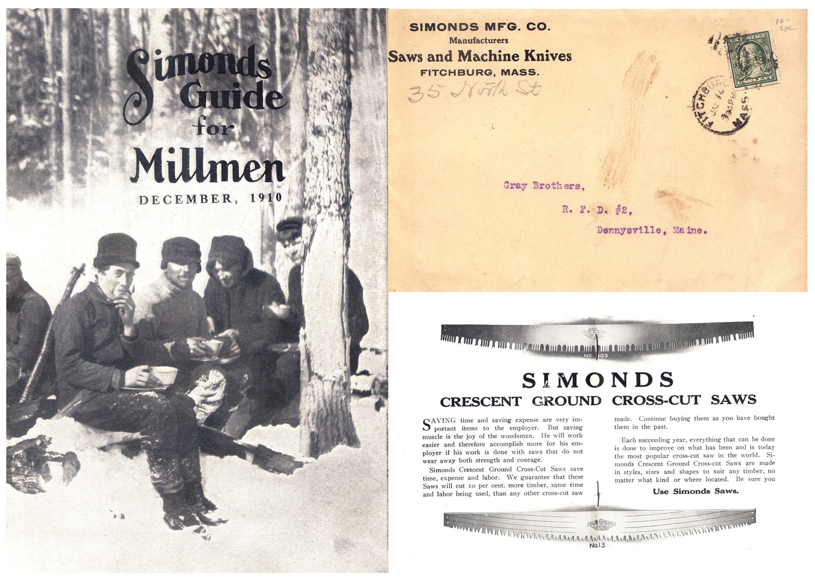 Orig. "Simonds Guide for Millmen" Catalogue, December, 1910 Ed. - mjdtoolparts