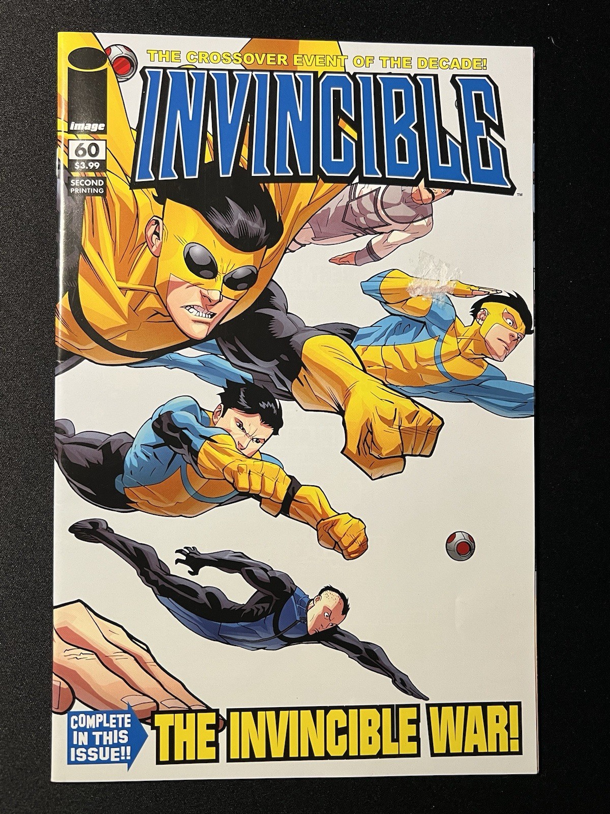 LOW GRADE Invincible #60 Second Printing "The Invincible War!" READ DESCRIPTION 
