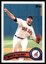 Mitch Talbot 2011 Topps #445 Indians MLB READ FREE SHIPPING AutographDen