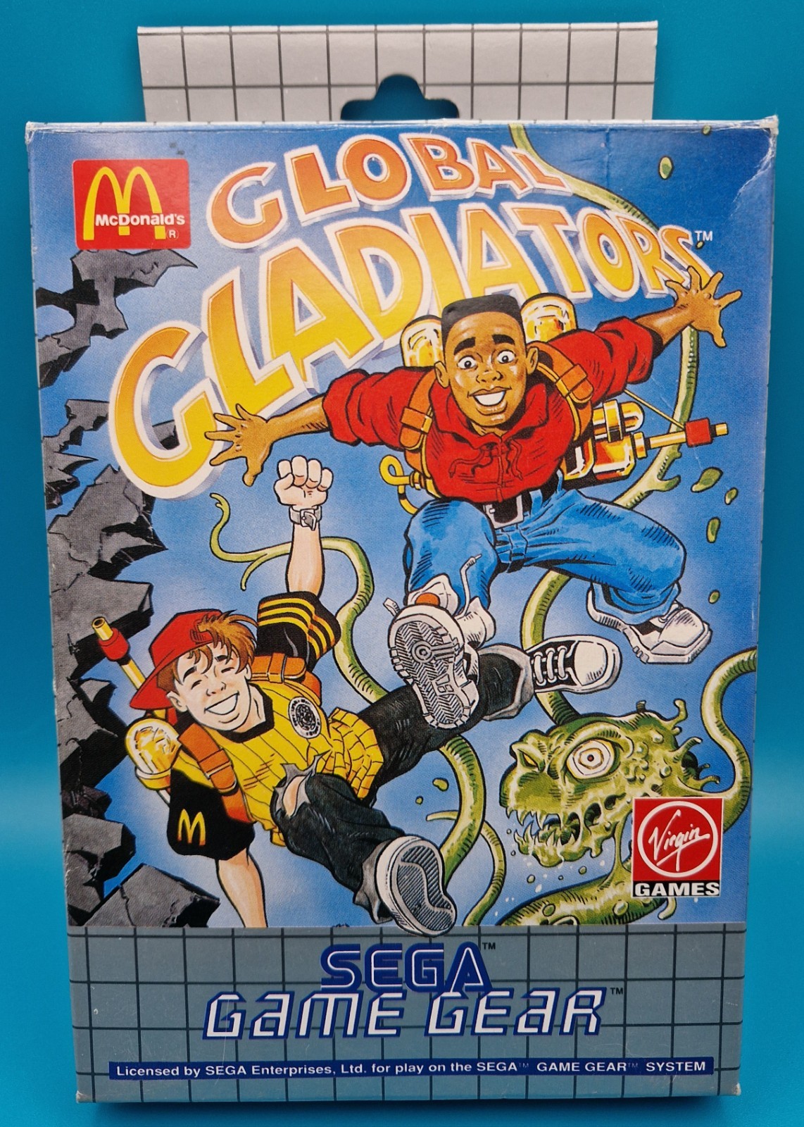 Global Gladiators for Sega Game Gear Complete, VGC **Free UK Post**