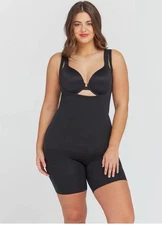 ASSETS SPANX Bodysuit Shapewear Tummy Control Black XL Women's Body Slimmer