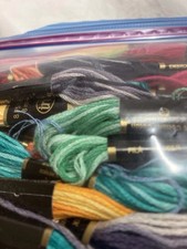 Lot Of Various Skeins Of Embroidery Thread, Including Variegated. Over 5 Oz.