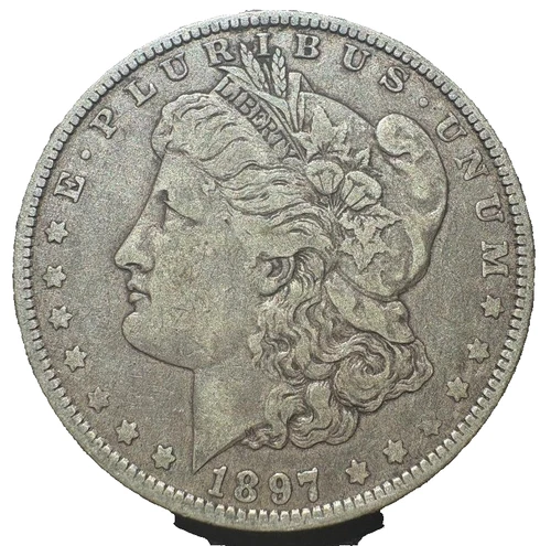 1897‑O Morgan Silver Dollar • New Orleans Mint • 90% Silver VF