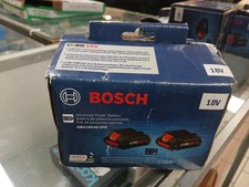   2 Pack - BOSCH 18V 4.0 Ah Batteries GBA18V40-2PK New In Original Packaging 