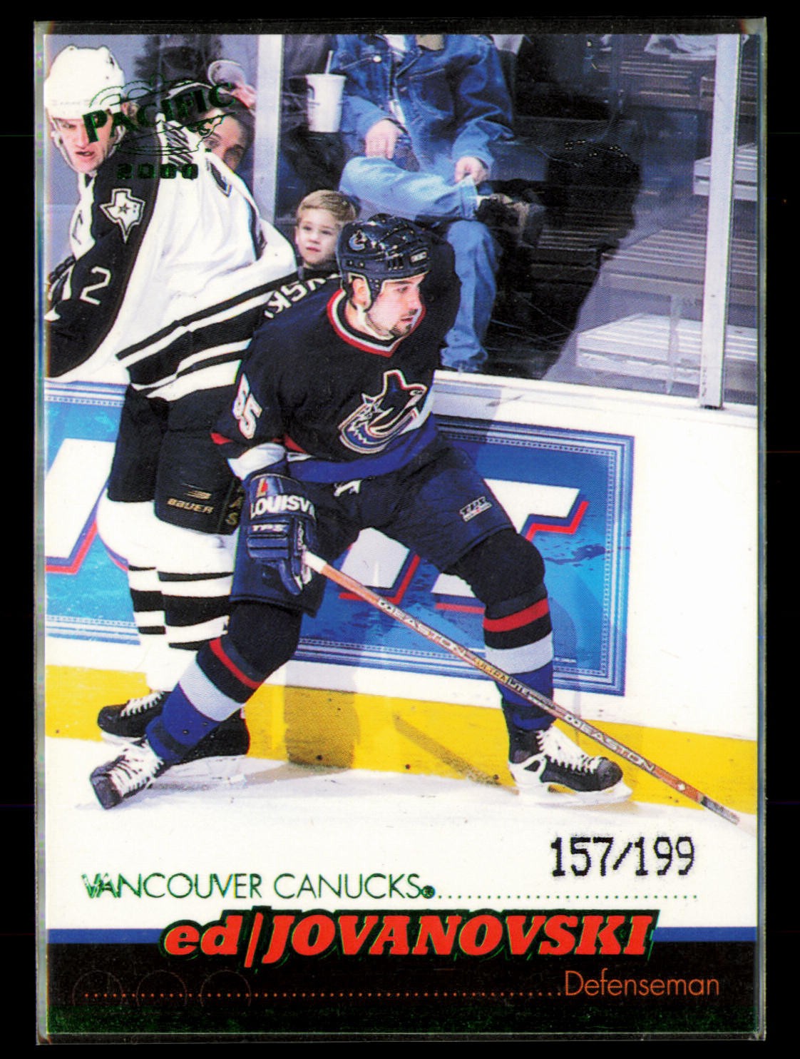 1999-00 Pacific #424 Ed Jovanovski Emerald Green #/199