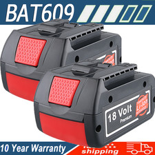 2PCS For Bosch 18V Lithium-Ion Battery Professional GBA BAT609 BAT620 BAT610