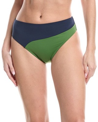 Weworewhat High-Rise Colorblock Bikini Bottom Women's