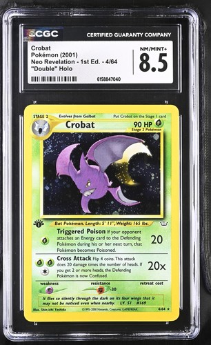 Crobat (1st Edition) graded CGC 8.5 for sale on eBay