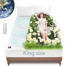 Grounding Sheets King, Grounding Mattress Cover Connected Earth, Sliver Fiber Gr