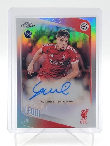 2025 Topps Chrome Giovanni Leoni Refractor