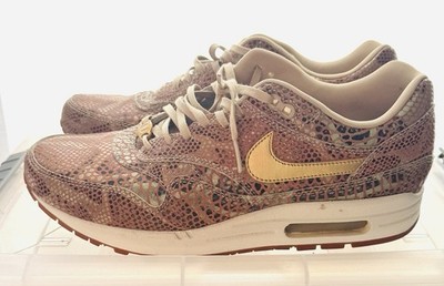 Nike Air Max 1 Lunar New Year Of The Snake Brown/Gold Womens size 11