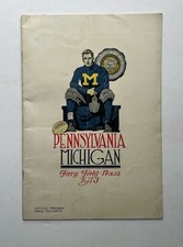 1913 University of Michigan Wolverines vs Pennsylvania College Football Program