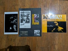 1993 Guru Jazzmatazz Vancouver Concert Photo Flyers & Sticker