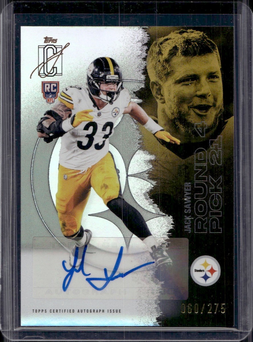 2025 Topps Signature Class- Holo Refractor /275- Jack Sawyer #137 (RC)
