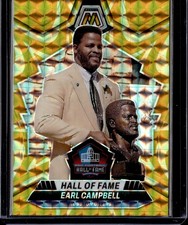 2024 Panini Mosaic #298 Earl Campbell Mosaic Reactive Yellow