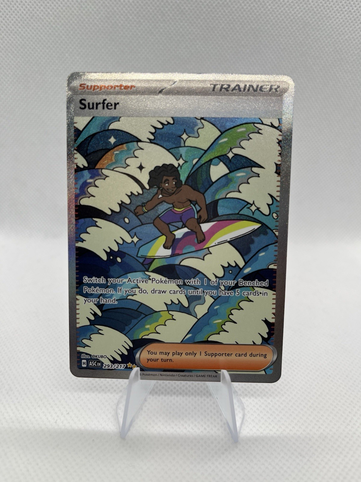 Surfer 293/217 Me: Ascended Heroes Holo Special Illustration Rare Pokemon TCG