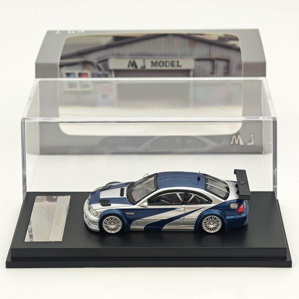 1:64 MJ M3 GTR E46 Need For Speed Diecast Toys Models Miniature