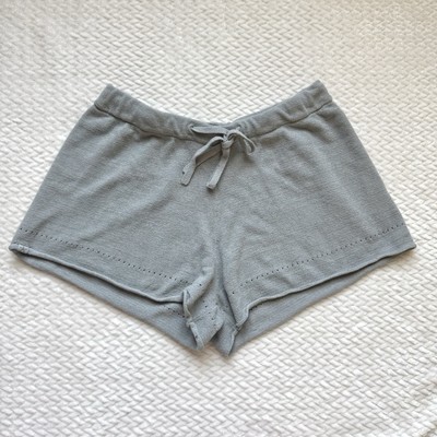Barefoot Dreams CozyChic Ultra Lite Shorts XS Gray Loungewear Sleep Pajama Comfy