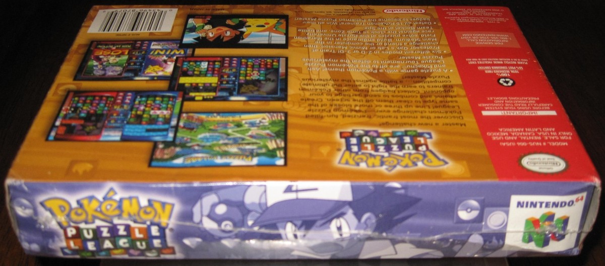Pokemon Puzzle League N64 Nintendo 64 NEW Factory Sealed