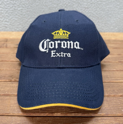 Corona Beer Hat Adult Blue Strap Back Dad Cap Embroidered Camping Beach Party