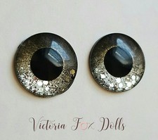 Blythe Doll Eyechips Metallic Glitter Eye Chips 14mm Custom Furby Ooak Blythe