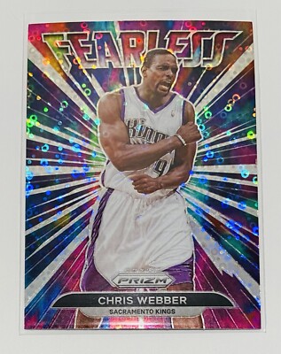 2021-22 Panini Prizm Fast Break Disco Fearless Chris Webber #16 HOF NBA Kings