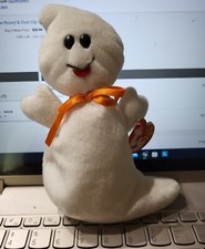Ty Beanie Baby - SPOOKY the 1995 Halloween Ghost