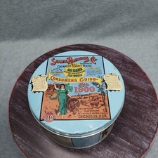 Vintage Sears Roebuck Co. Collectible Tin With 1900 Consumer Guide Design