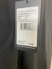 Nwt Adrienna Papell Black Stretch Pull on Pants - Size 12