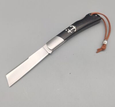 Albainox Messer Black Anchor Knife Cut End Ankermesser Taschenmesser Backlock