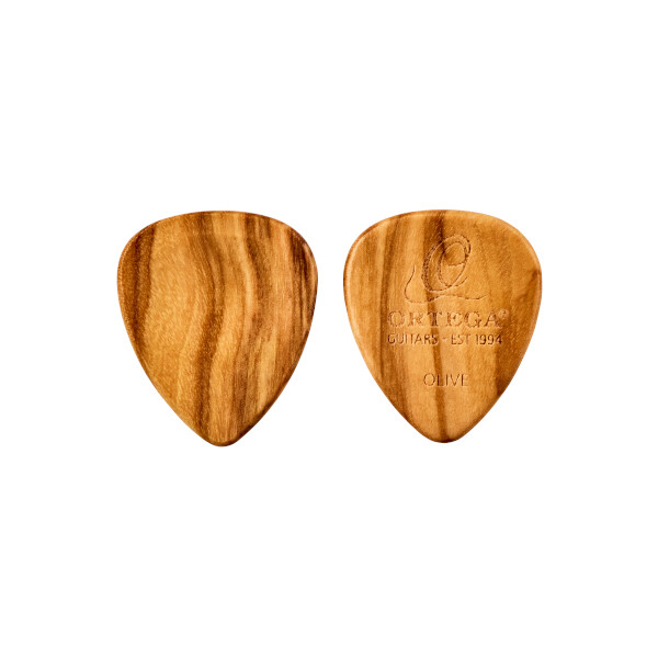 ORTEGA OGPW-OV2 Plektren Olivenholz 25 мм стандартной формы комплект из 2 частей 2590₽