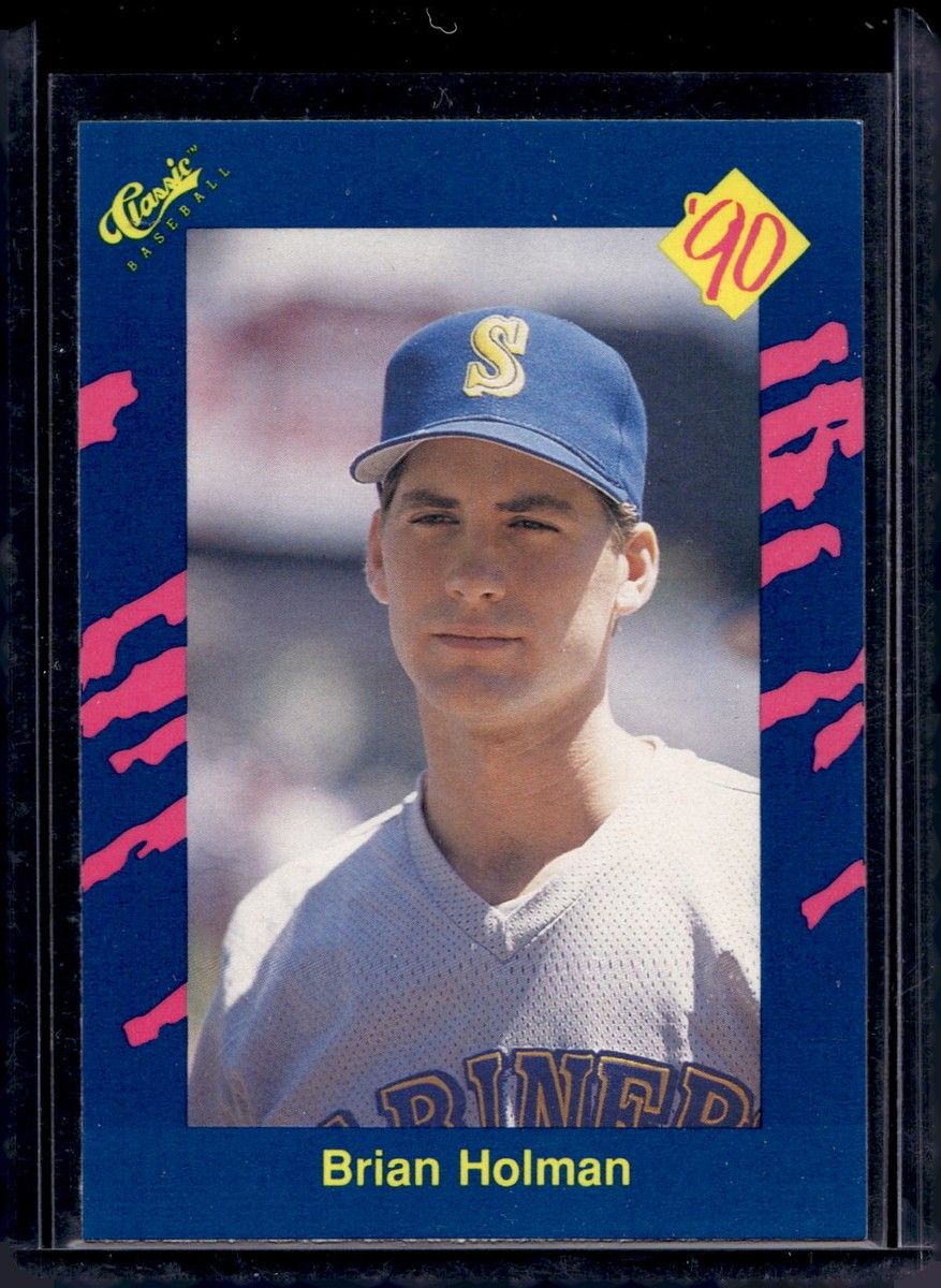 1990 Classic Blue Brian Holman #66 - Seattle Mariners SET BREAK | eBay