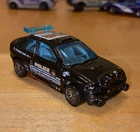 Vintage 1996 Hot Wheels Police Escort Rally High Speed Task force Rare Blue Wndw