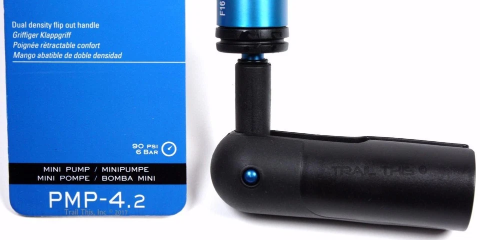 Park Tool PMP-4.2B Azul Mini Marco Montaje Bicicleta Bomba Presta/Schrader 90psi 4.2 Foto 4 de 4