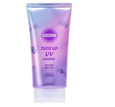 KOSE SUNCUT Toneup UV essence lavender 80g Sonnencreme LSF 50+ wasserdicht Japan