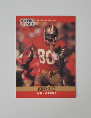 1990 Pro Set Football Card #295 Jerry Rice San Francisco 49ers HOF | eBay